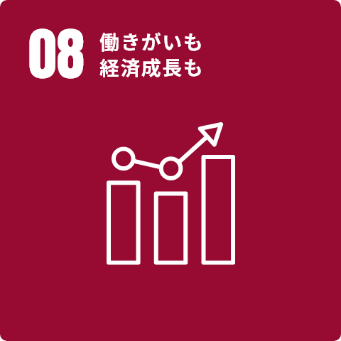08 働きがいも 経済成長も